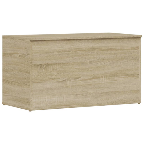 Aufbewahrungstruhe Sonoma-Eiche 84x42x46 cm Holzwerkstoff – Bild 2