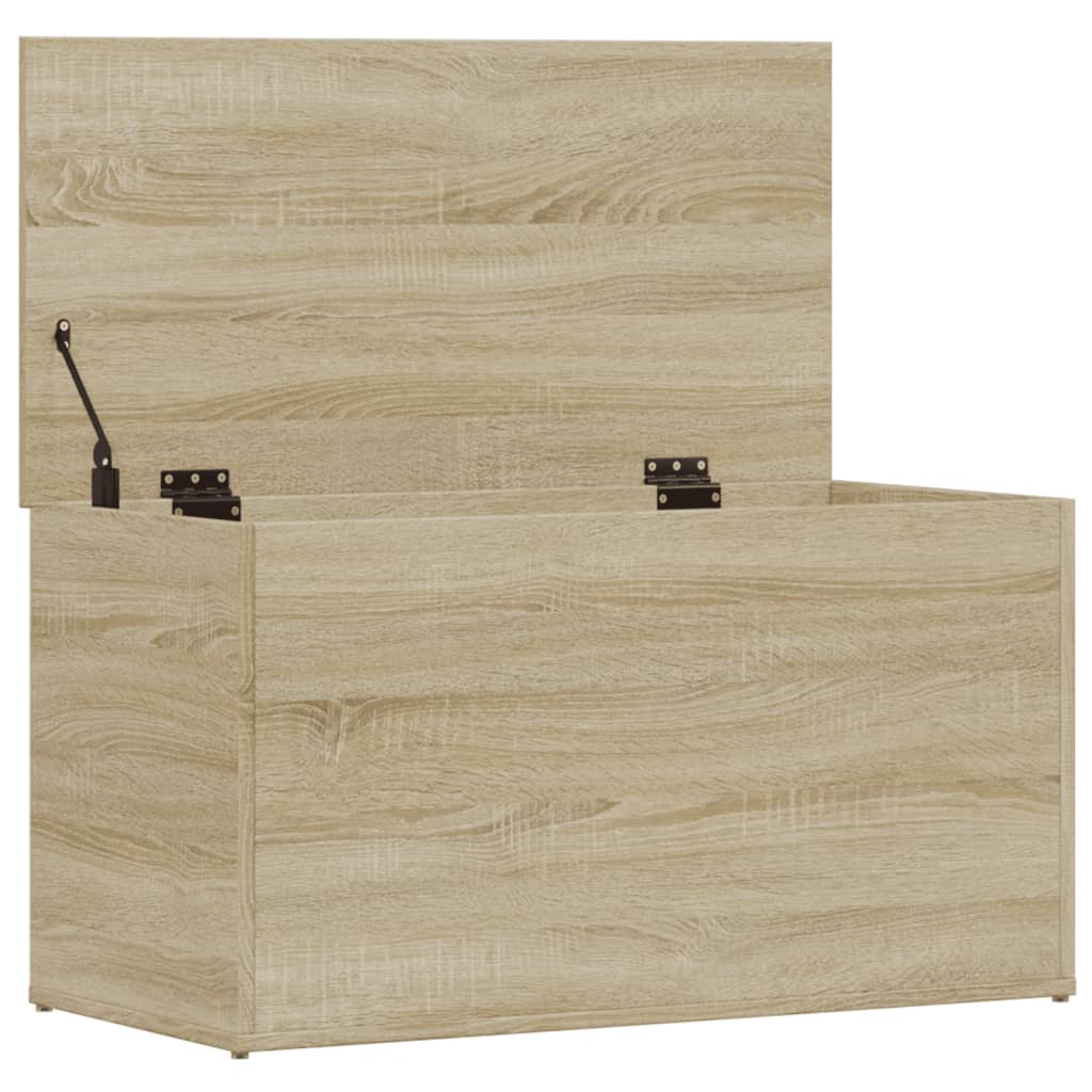 Aufbewahrungstruhe Sonoma-Eiche 84x42x46 cm Holzwerkstoff – Bild 7