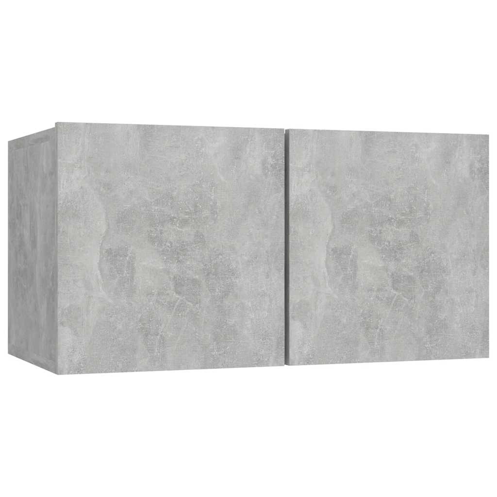 TV-Hängeschrank Betongrau 60x30x30 cm – Bild 2