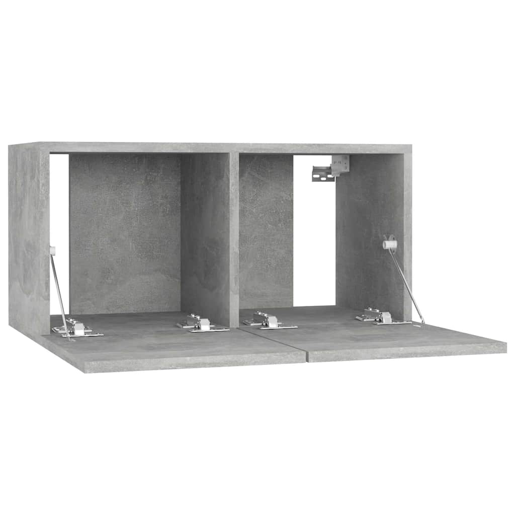 TV-Hängeschrank Betongrau 60x30x30 cm – Bild 5
