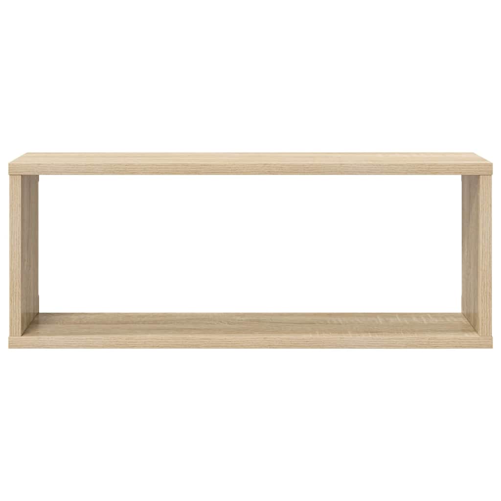 Würfelregale 2 Stk. Sonoma-Eiche 60x15x23 cm Holzwerkstoff – Bild 5