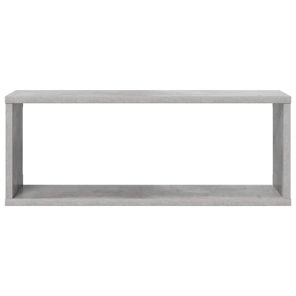 Würfelregale 2 Stk. Betongrau 60x15x23 cm Holzwerkstoff – Bild 5