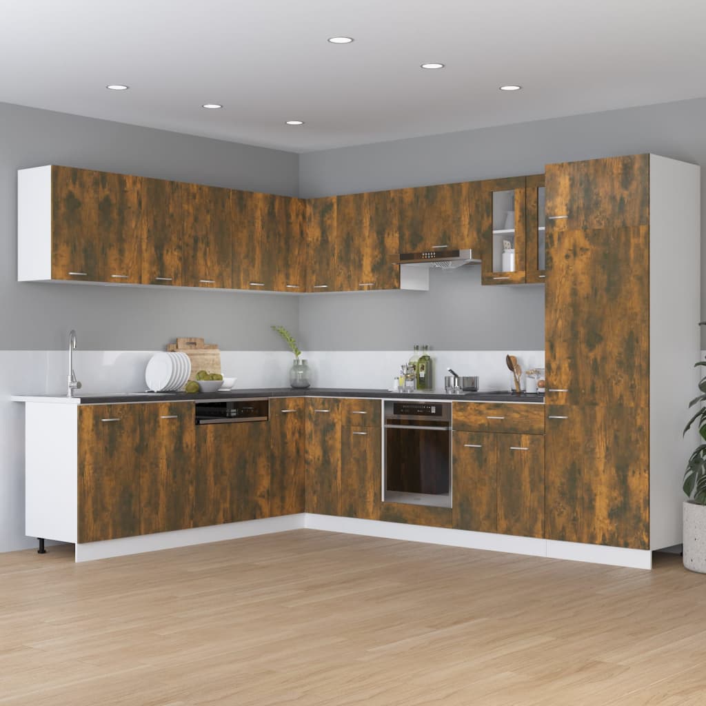 Hängeschrank Lyon Räuchereiche 50x31x60 cm Holzwerkstoff – Bild 3