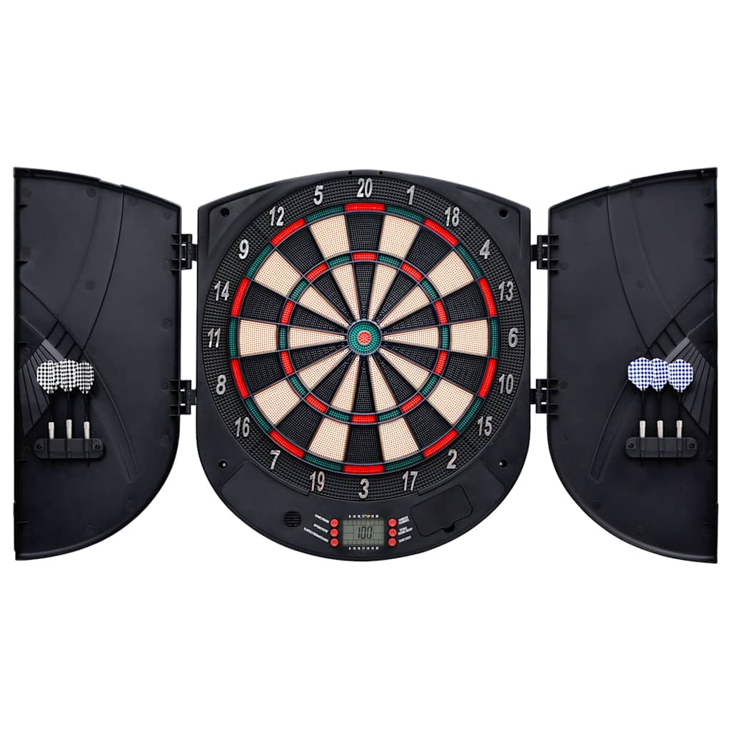 Elektrische Dartscheibe mit Darts Schwarz Polypropylen – Bild 3