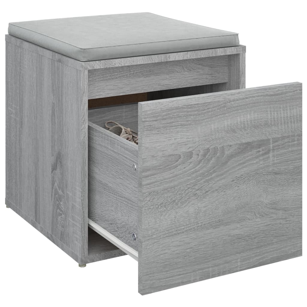Schubladenbox Grau Sonoma 40,5x40x40 cm Holzwerkstoff – Bild 5