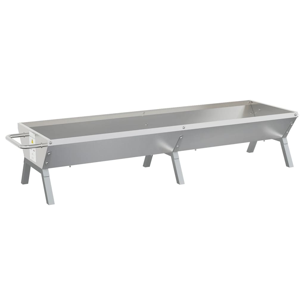 Grill Silbern 158x42x31 cm Edelstahl – Bild 2