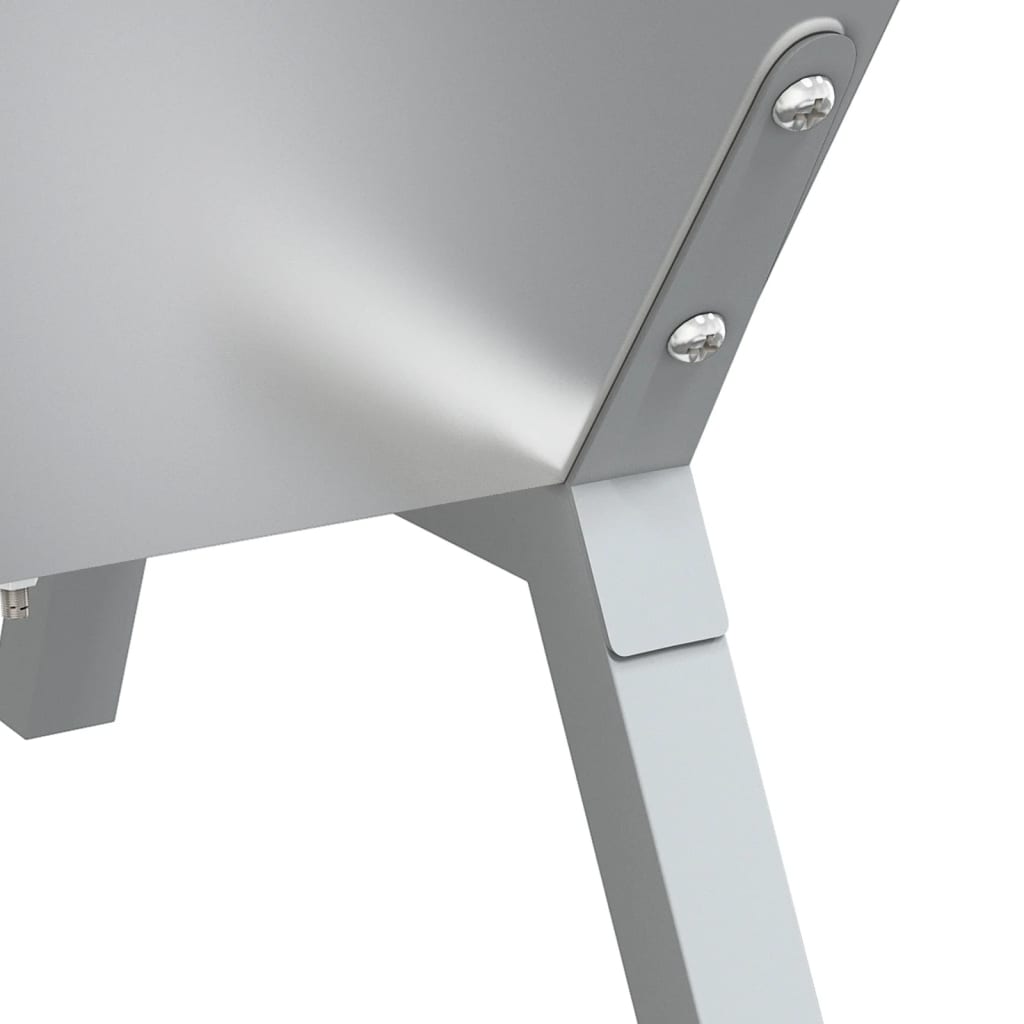 Grill Silbern 158x42x31 cm Edelstahl – Bild 6