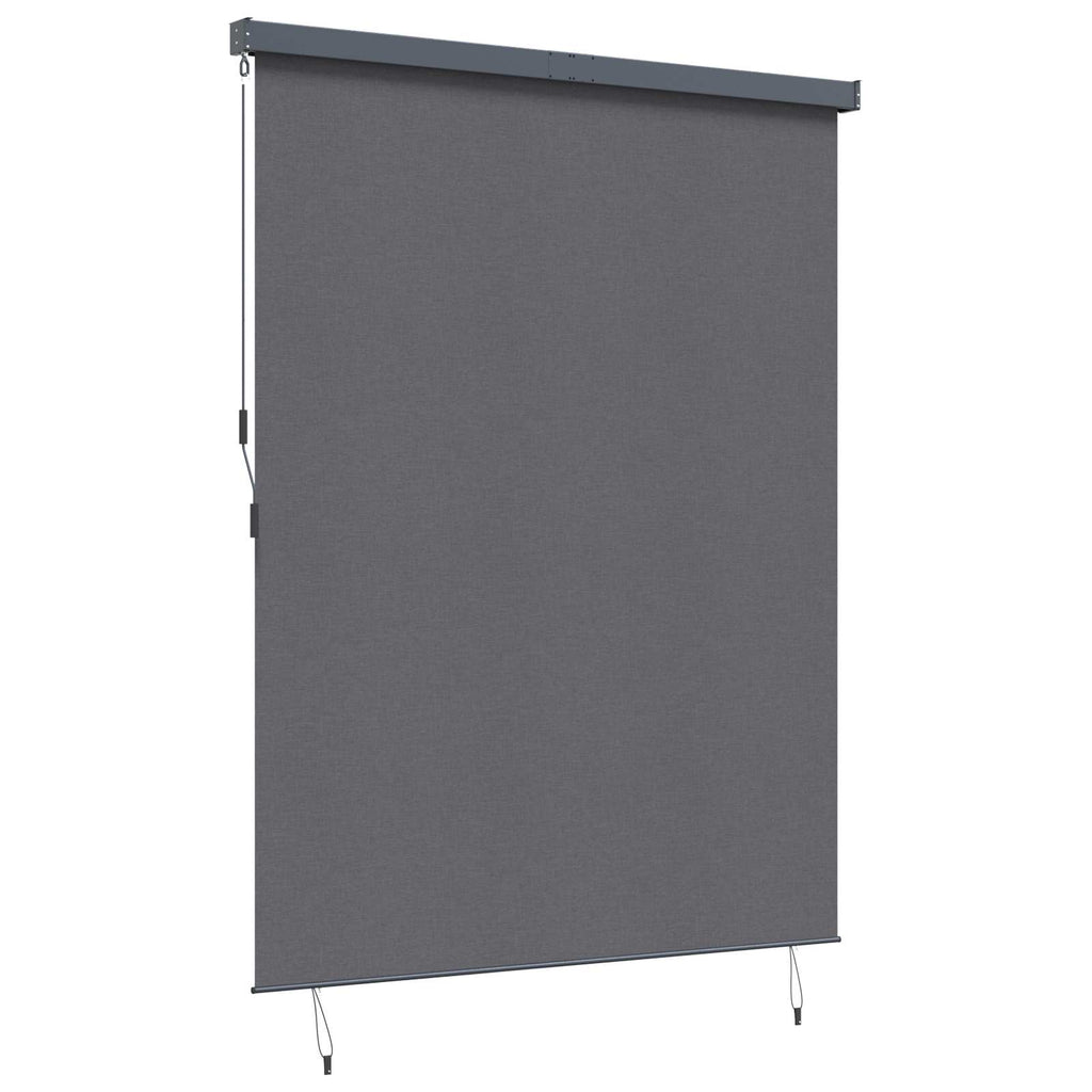 Rollo Anthrazit 200 x 250 cm Stoff und Aluminium – Bild 3