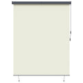Rollo Creme 200 x 250 cm Stoff und Aluminium