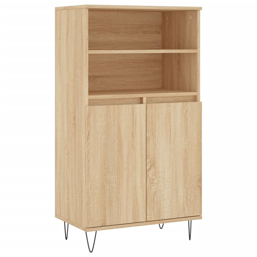 Highboard Sonoma-Eiche 60x36x110 cm Holzwerkstoff – Bild 2