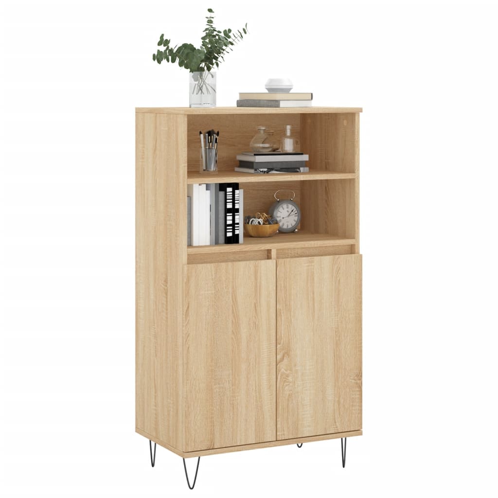 Highboard Sonoma-Eiche 60x36x110 cm Holzwerkstoff – Bild 3