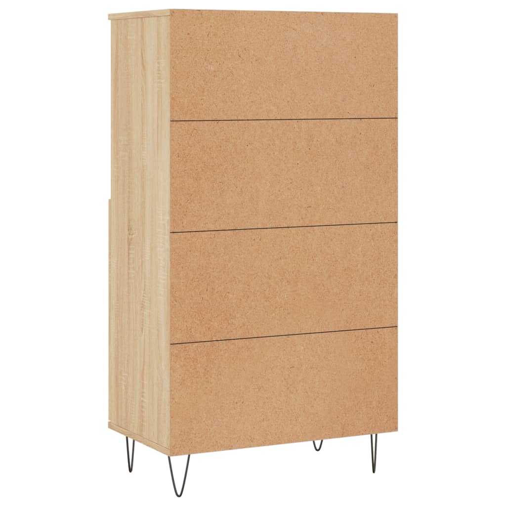 Highboard Sonoma-Eiche 60x36x110 cm Holzwerkstoff – Bild 8
