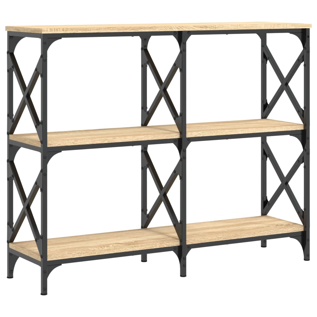 Konsolentisch Sonoma-Eiche 100x28x80,5 cm Holzwerkstoff – Bild 2