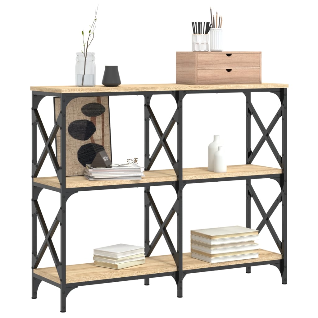 Konsolentisch Sonoma-Eiche 100x28x80,5 cm Holzwerkstoff – Bild 3