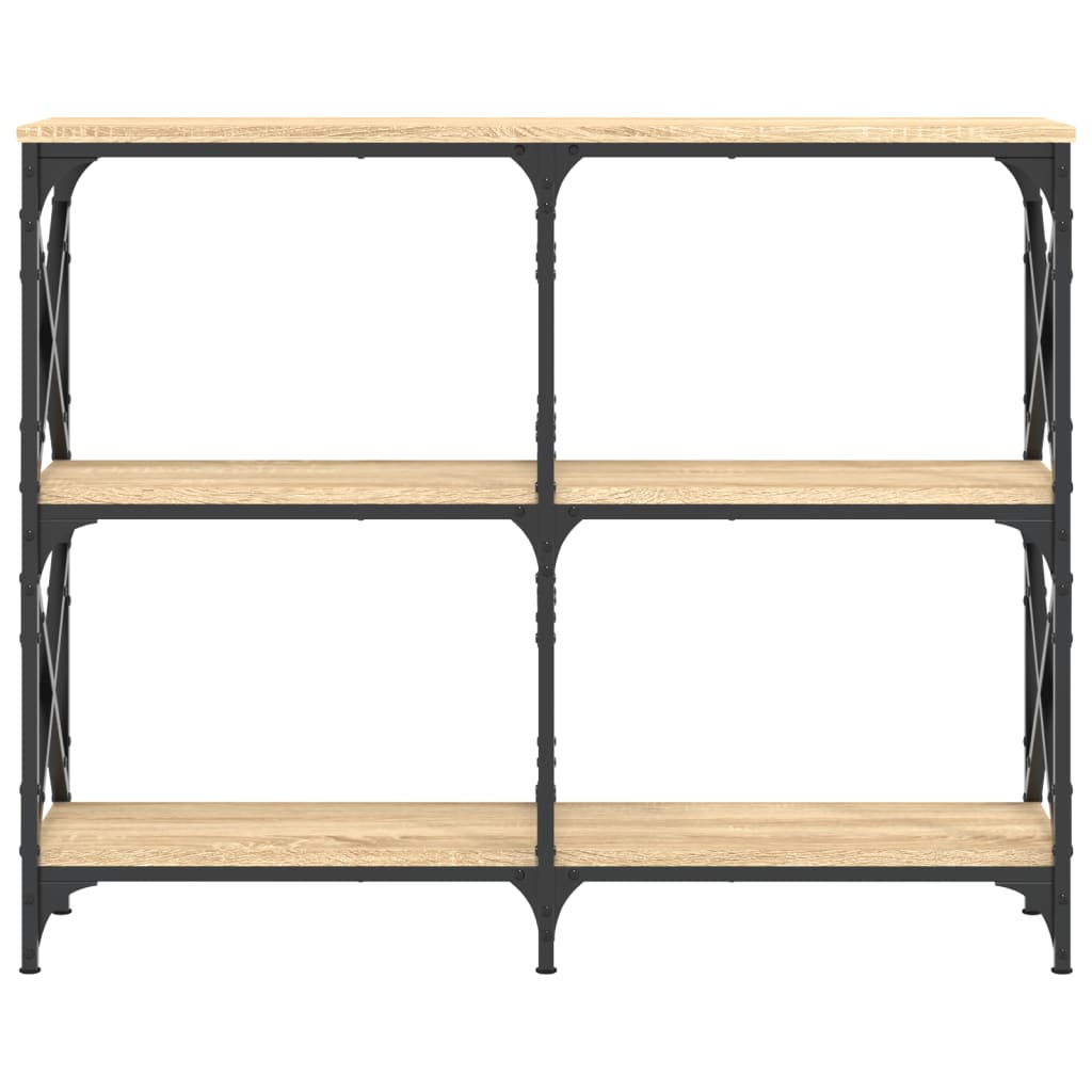 Konsolentisch Sonoma-Eiche 100x28x80,5 cm Holzwerkstoff – Bild 4