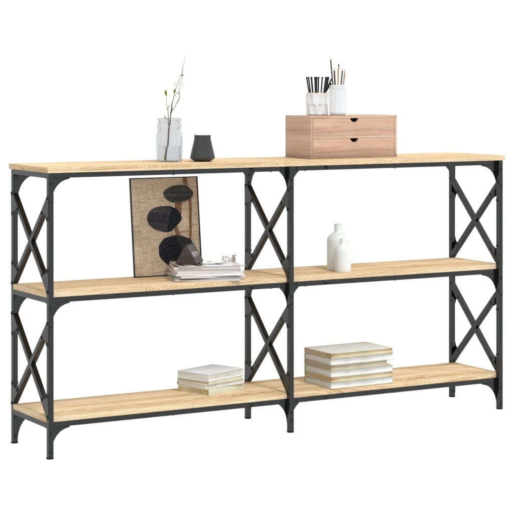 Konsolentisch Sonoma-Eiche 156x28x80,5 cm Holzwerkstoff – Bild 3