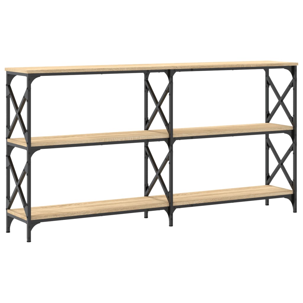 Konsolentisch Sonoma-Eiche 156x28x80,5 cm Holzwerkstoff – Bild 6