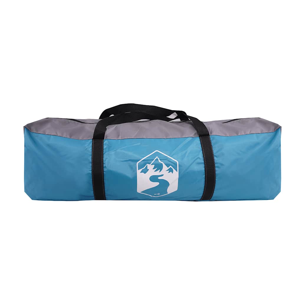 Tipi-Familienzelt 6 Personen Blau Wasserdicht – Bild 12