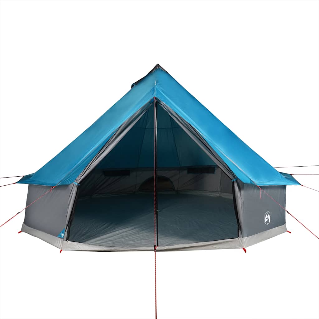 Tipi-Familienzelt 6 Personen Blau Wasserdicht – Bild 4