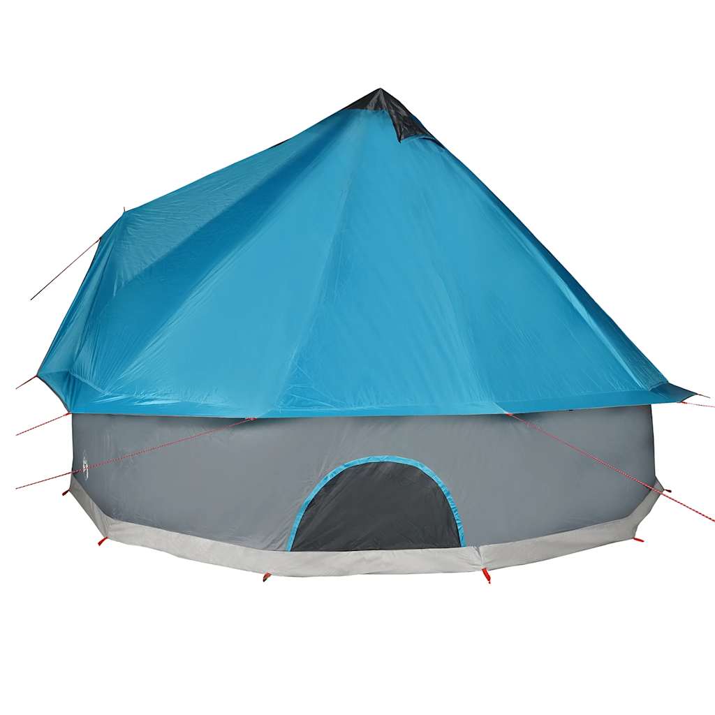 Tipi-Familienzelt 6 Personen Blau Wasserdicht – Bild 8