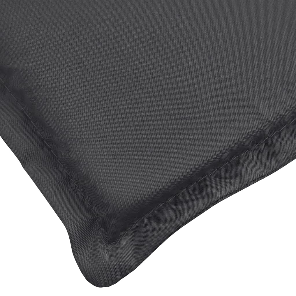 Hochlehner-Auflagen 4 Stk. Melange Anthrazit 120x50x4 cm Stoff – Bild 9
