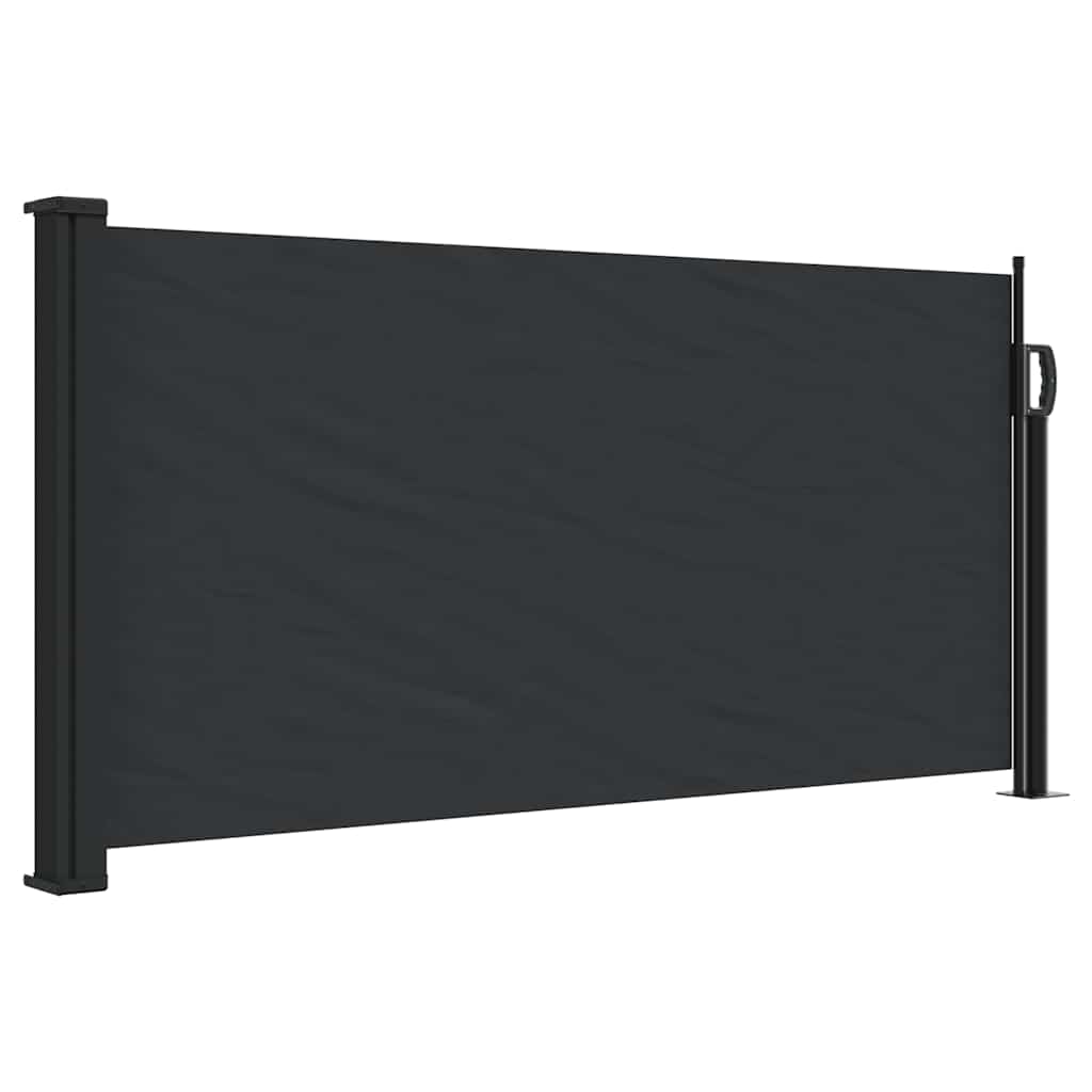 Seitenmarkise Ausziehbar Schwarz 100x500 cm – Bild 2