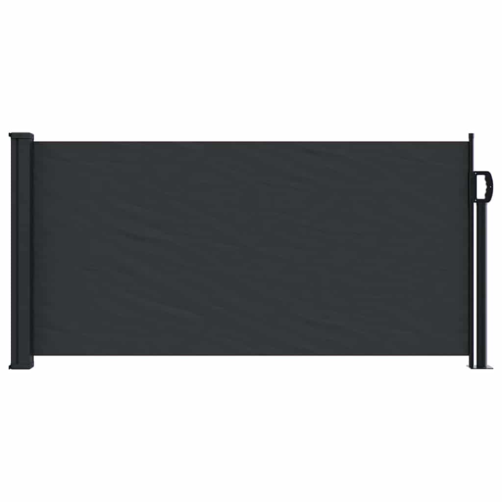 Seitenmarkise Ausziehbar Schwarz 100x500 cm – Bild 4