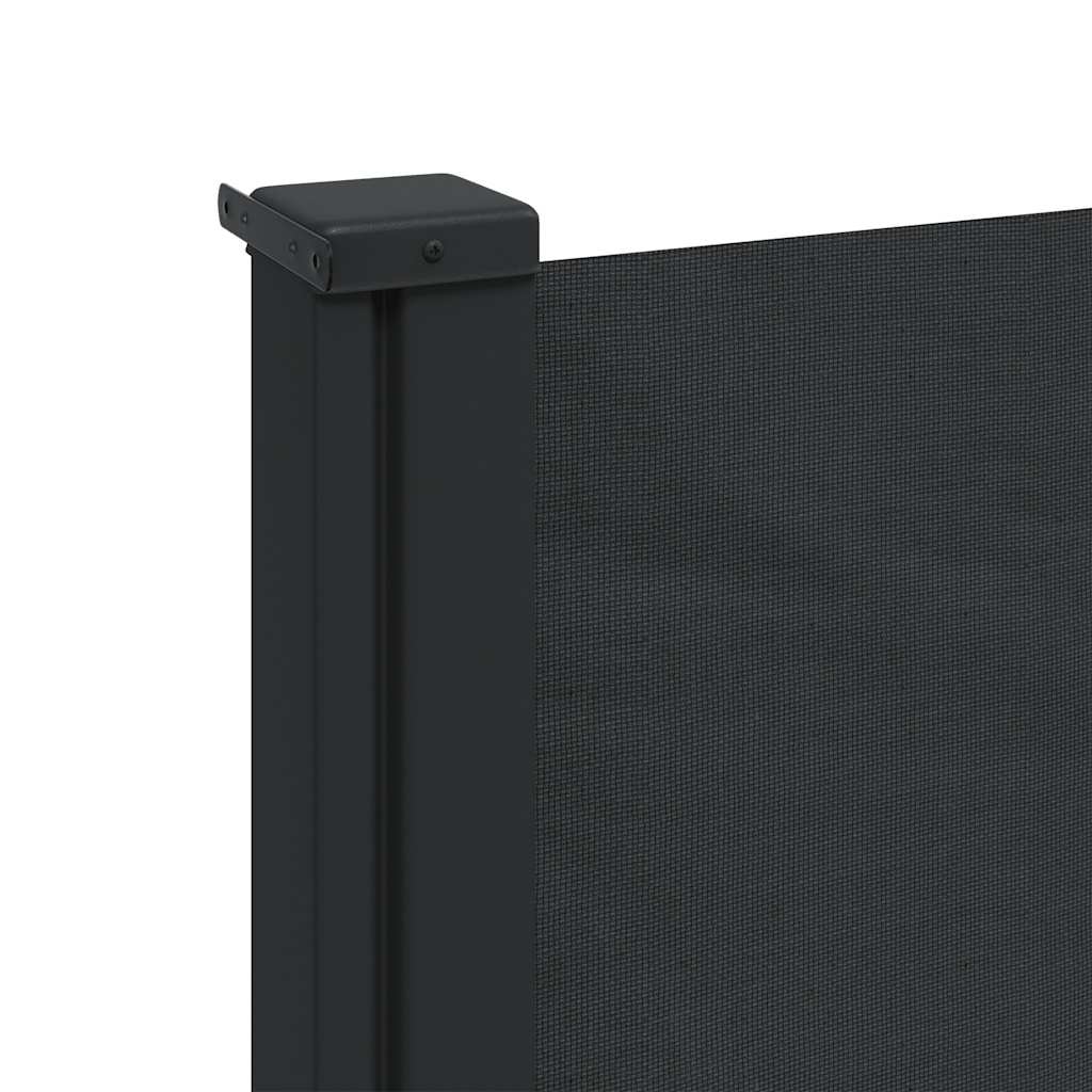 Seitenmarkise Ausziehbar Schwarz 100x500 cm – Bild 8