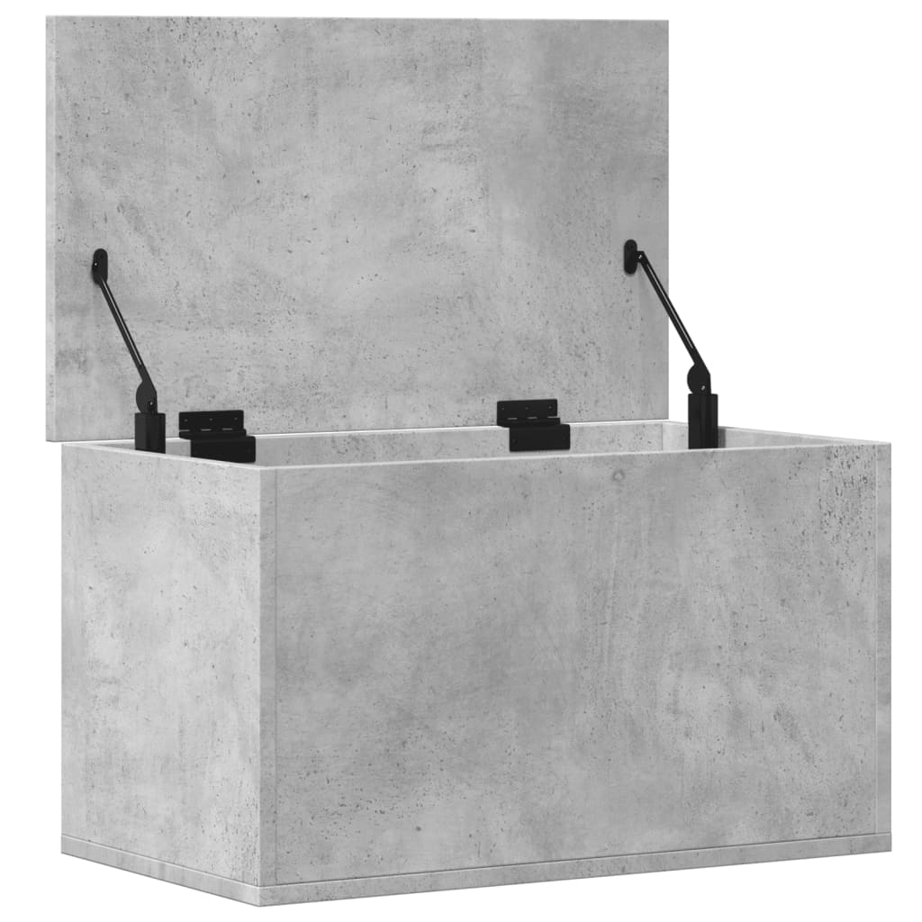 Truhe Betongrau 60x35x35 cm Holzwerkstoff – Bild 7
