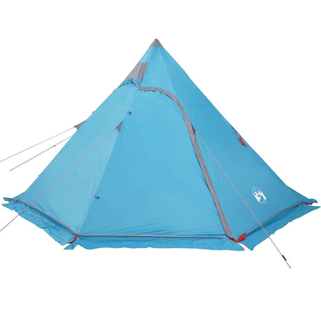 Tipi-Campingzelt 5 Person Blau Wasserdicht – Bild 3