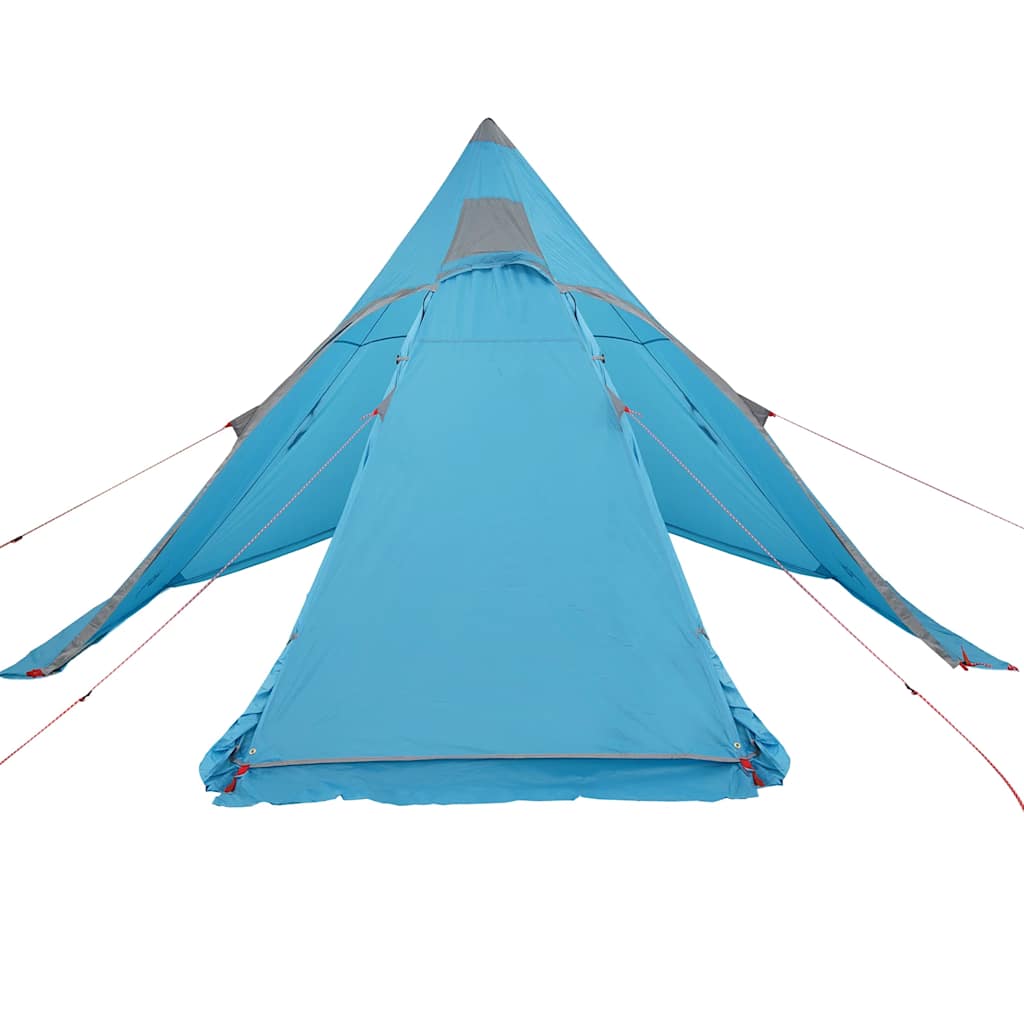 Tipi-Campingzelt 5 Person Blau Wasserdicht – Bild 6