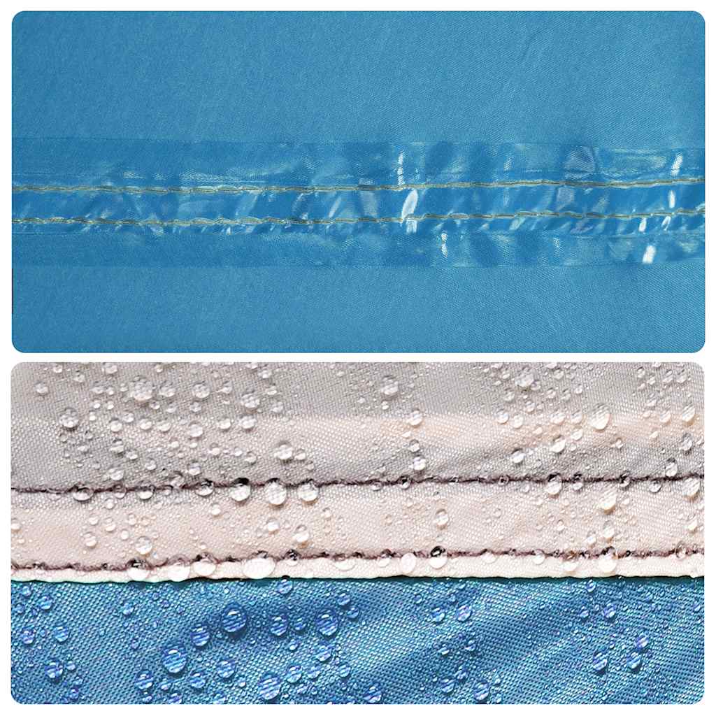 Campingzelt 4 Personen Blau Wasserdicht – Bild 11