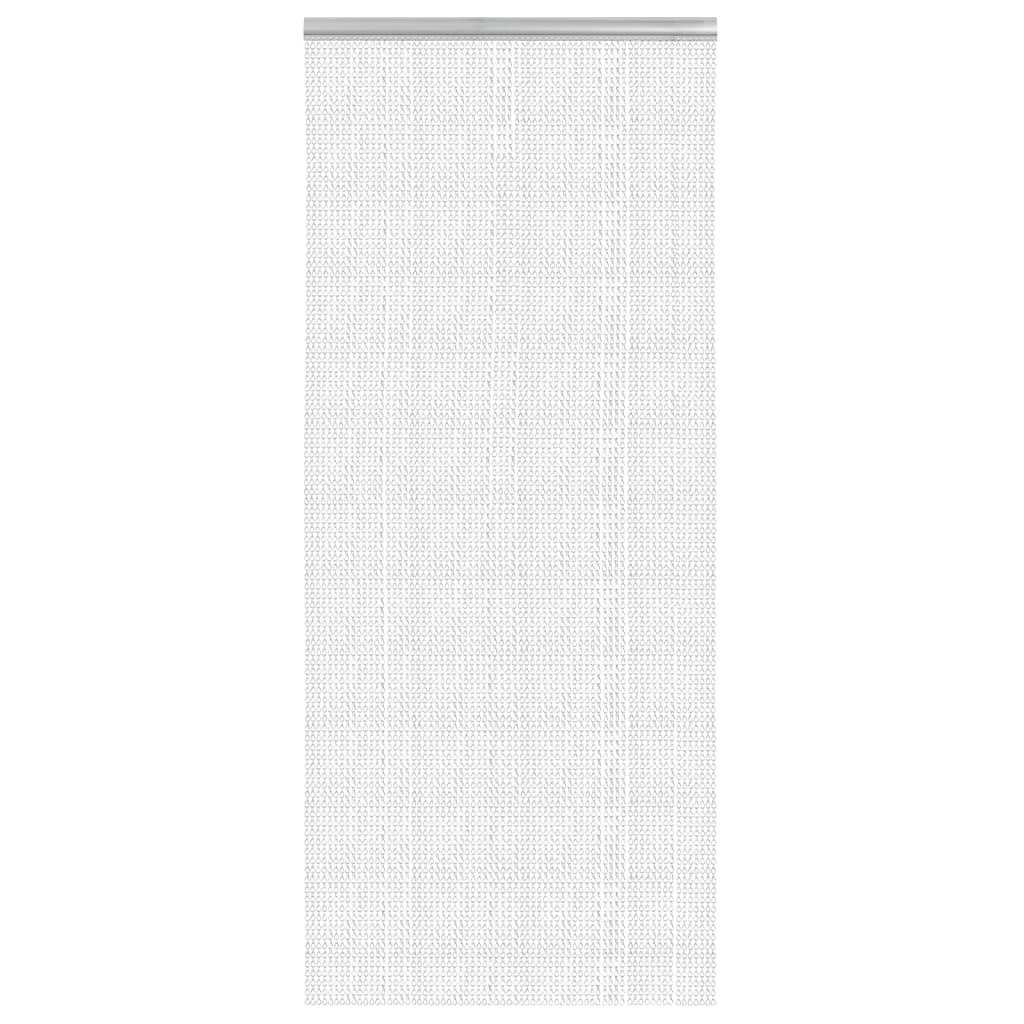 Türvorhang aus Ketten 90x200 cm Aluminium – Bild 2