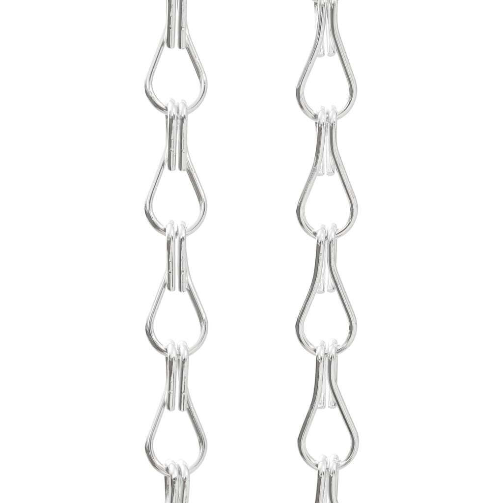 Türvorhang aus Ketten 90x200 cm Aluminium – Bild 4