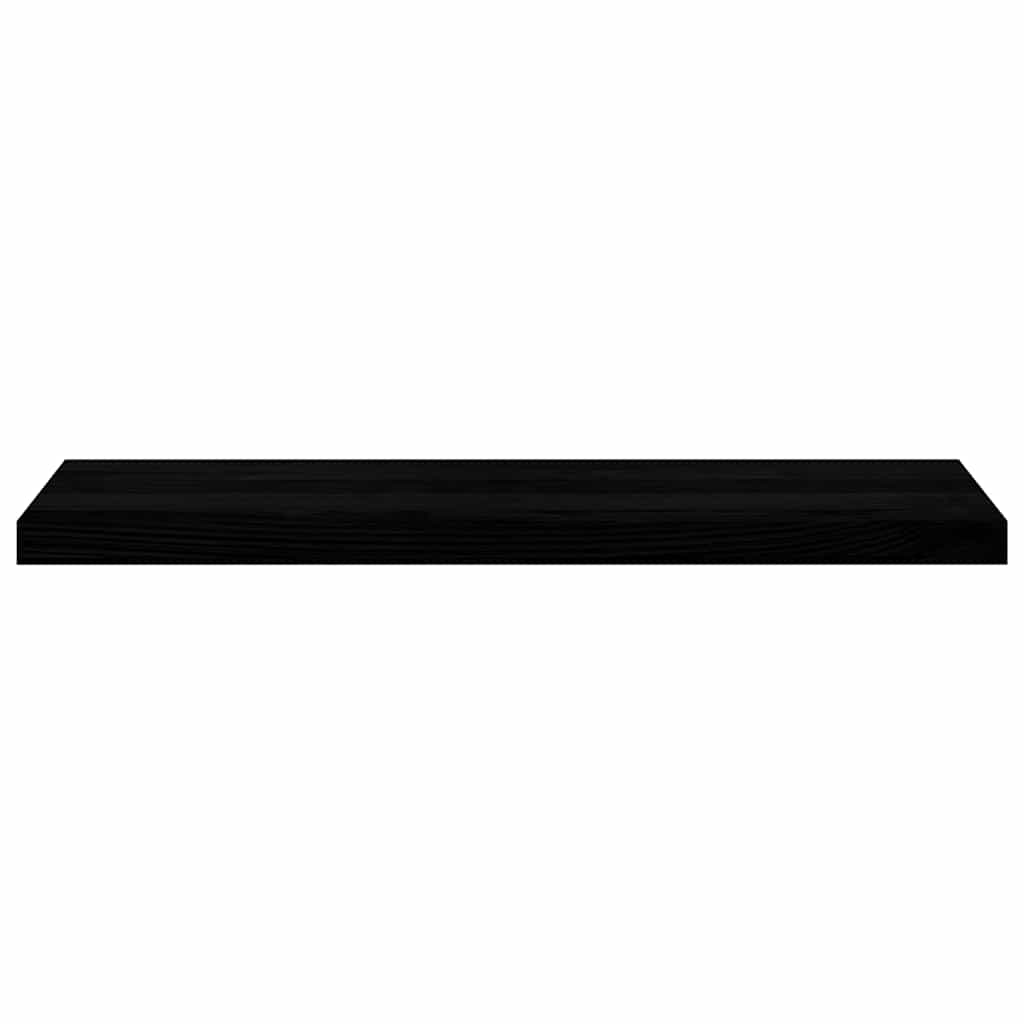 Treppenstufen 2 Stk. Braun-Schwarz 90x25x2 cm Massivholz Eiche – Bild 5