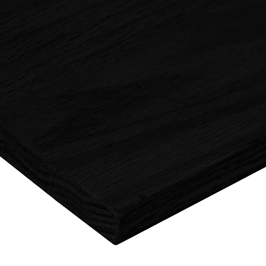 Treppenstufen 2 Stk. Braun-Schwarz 90x25x2 cm Massivholz Eiche – Bild 9