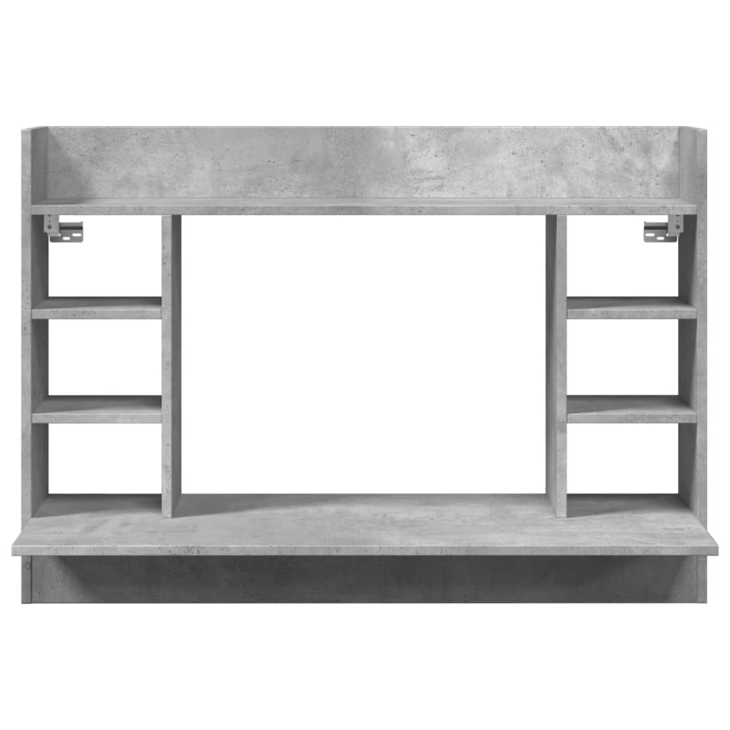 Wand-Schreibtisch Betongrau 105x48x75 cm Holzwerkstoff – Bild 4