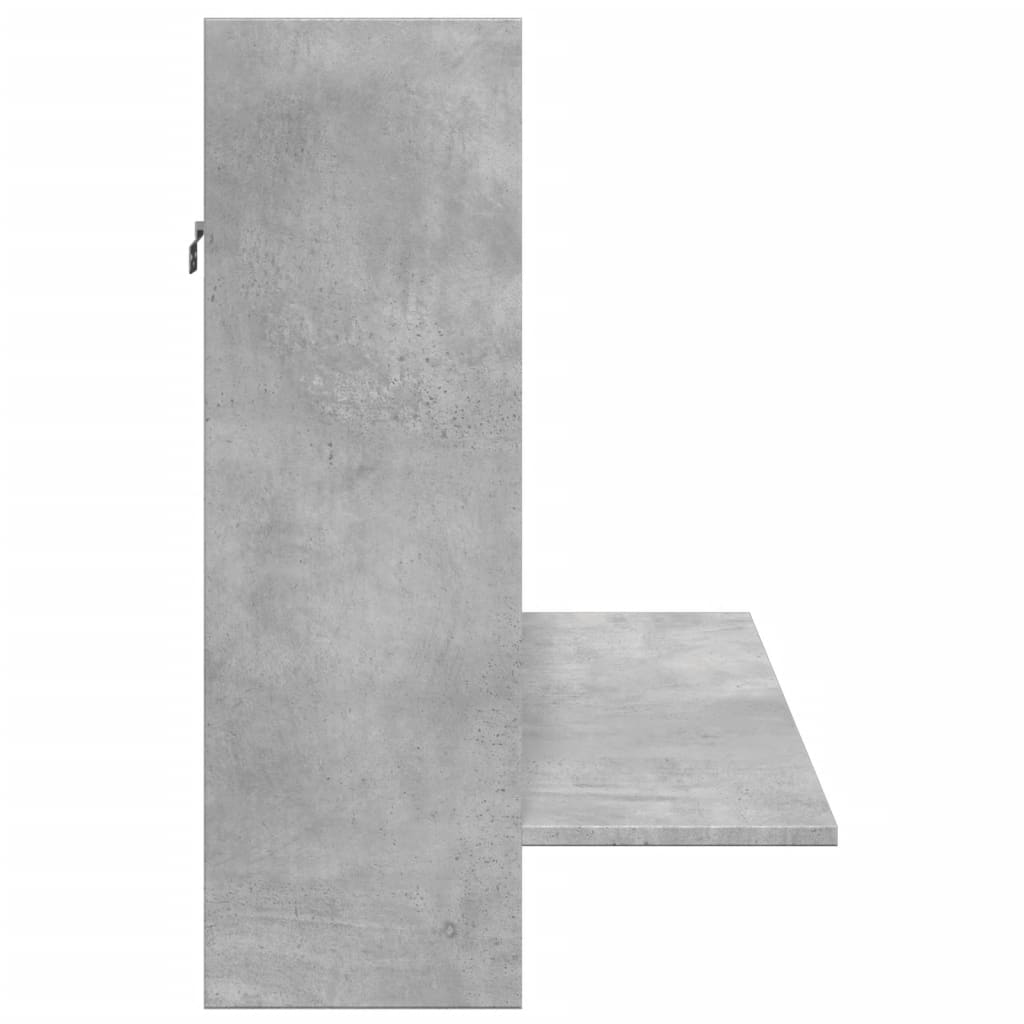 Wand-Schreibtisch Betongrau 105x48x75 cm Holzwerkstoff – Bild 5