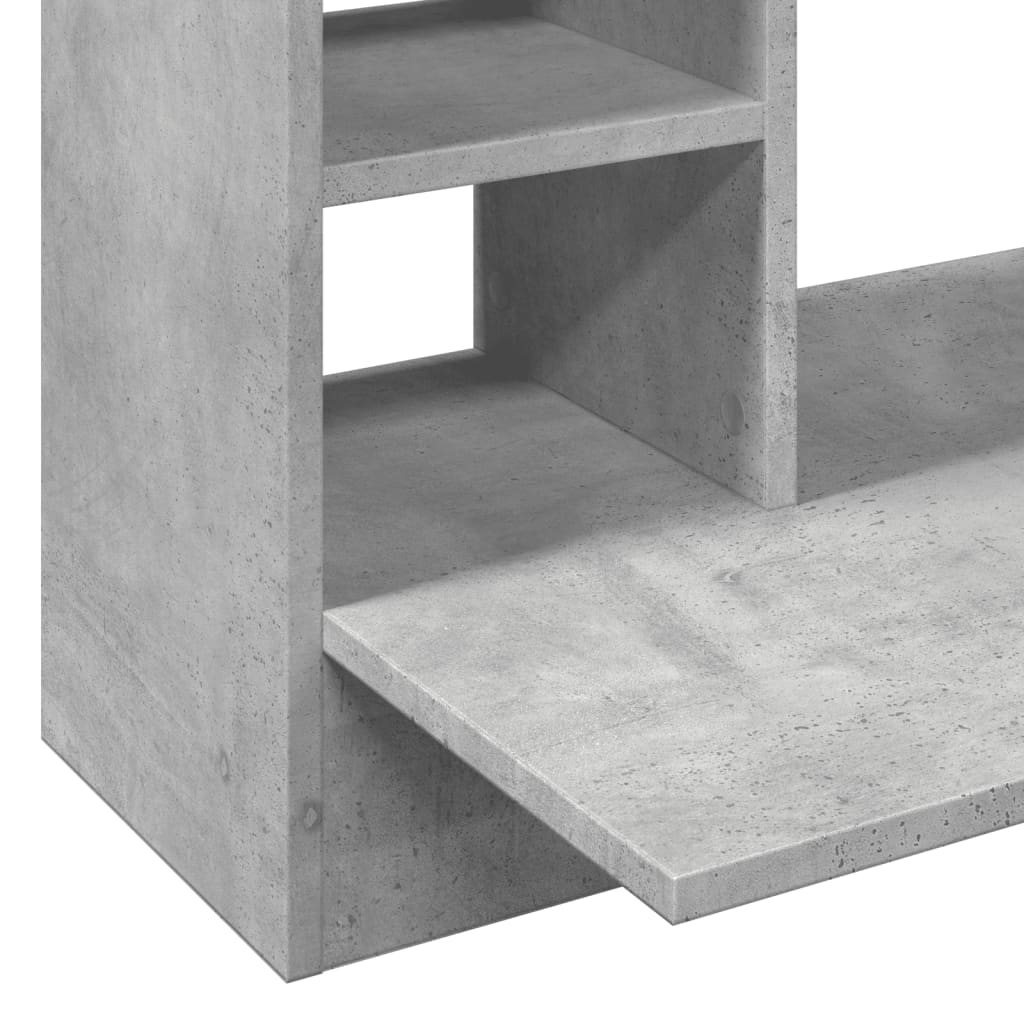 Wand-Schreibtisch Betongrau 105x48x75 cm Holzwerkstoff – Bild 7