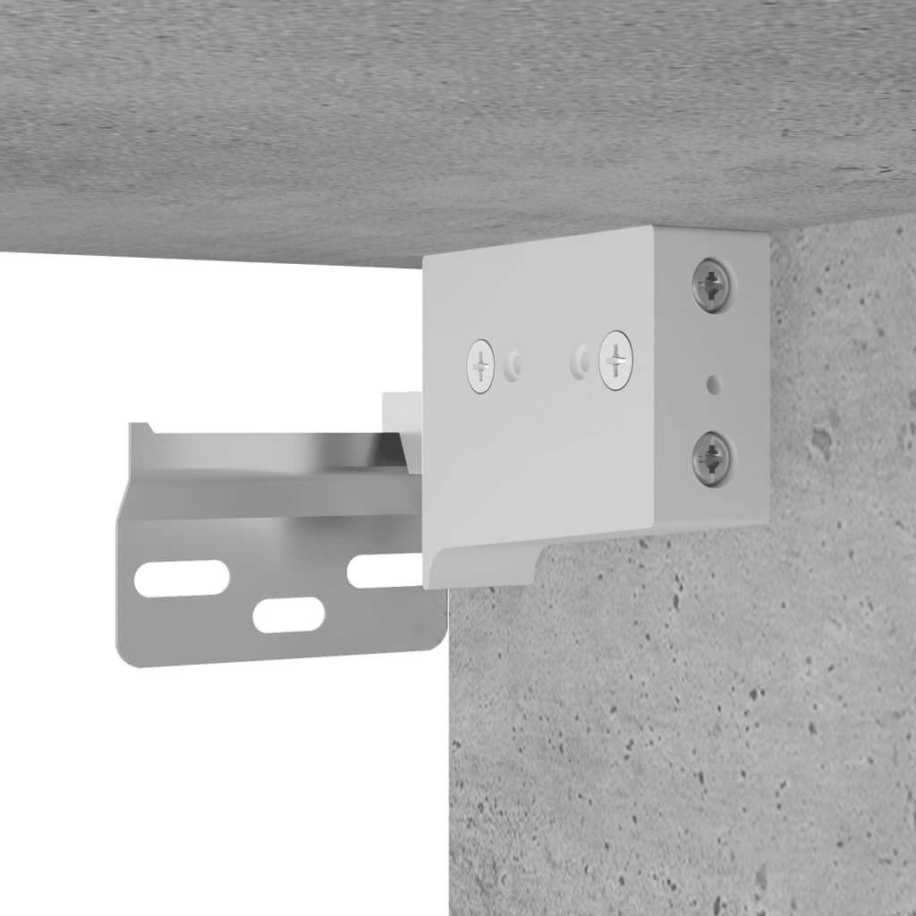 Wand-Schreibtisch Betongrau 105x48x75 cm Holzwerkstoff – Bild 8
