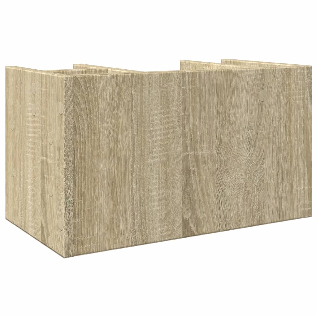Schreibtisch-Organizer Sonoma-Eiche 44,5x24x25 cm Holzwerkstoff – Bild 6