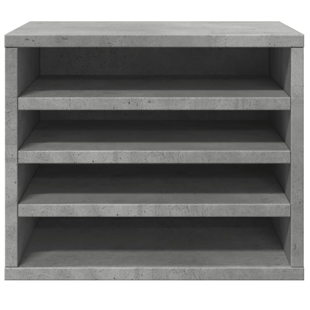 Schreibtisch-Organizer Betongrau 36x26x29,5 cm Holzwerkstoff – Bild 4