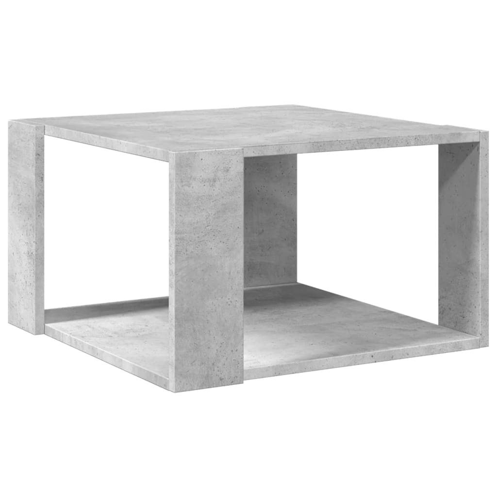 Couchtisch Betongrau 51,5x51,5x30 cm Holzwerkstoff – Bild 2