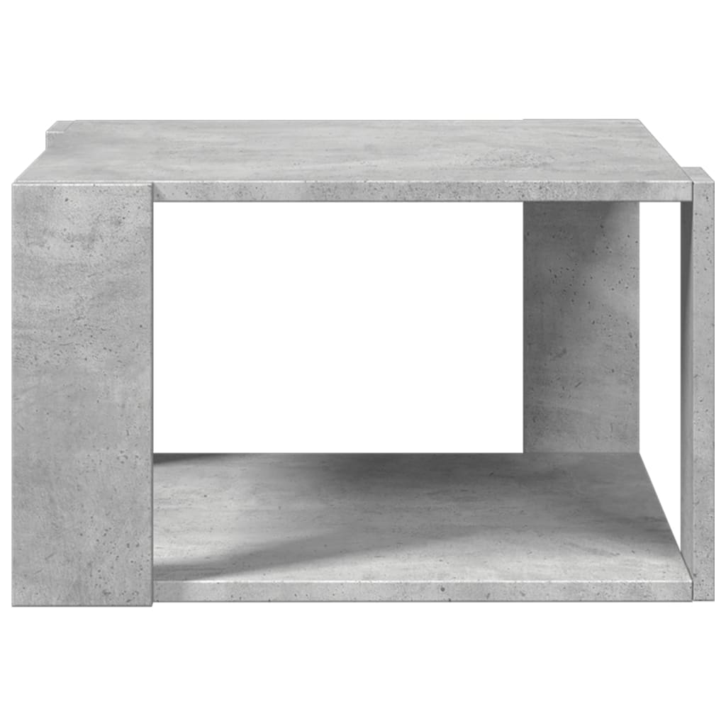 Couchtisch Betongrau 51,5x51,5x30 cm Holzwerkstoff – Bild 4