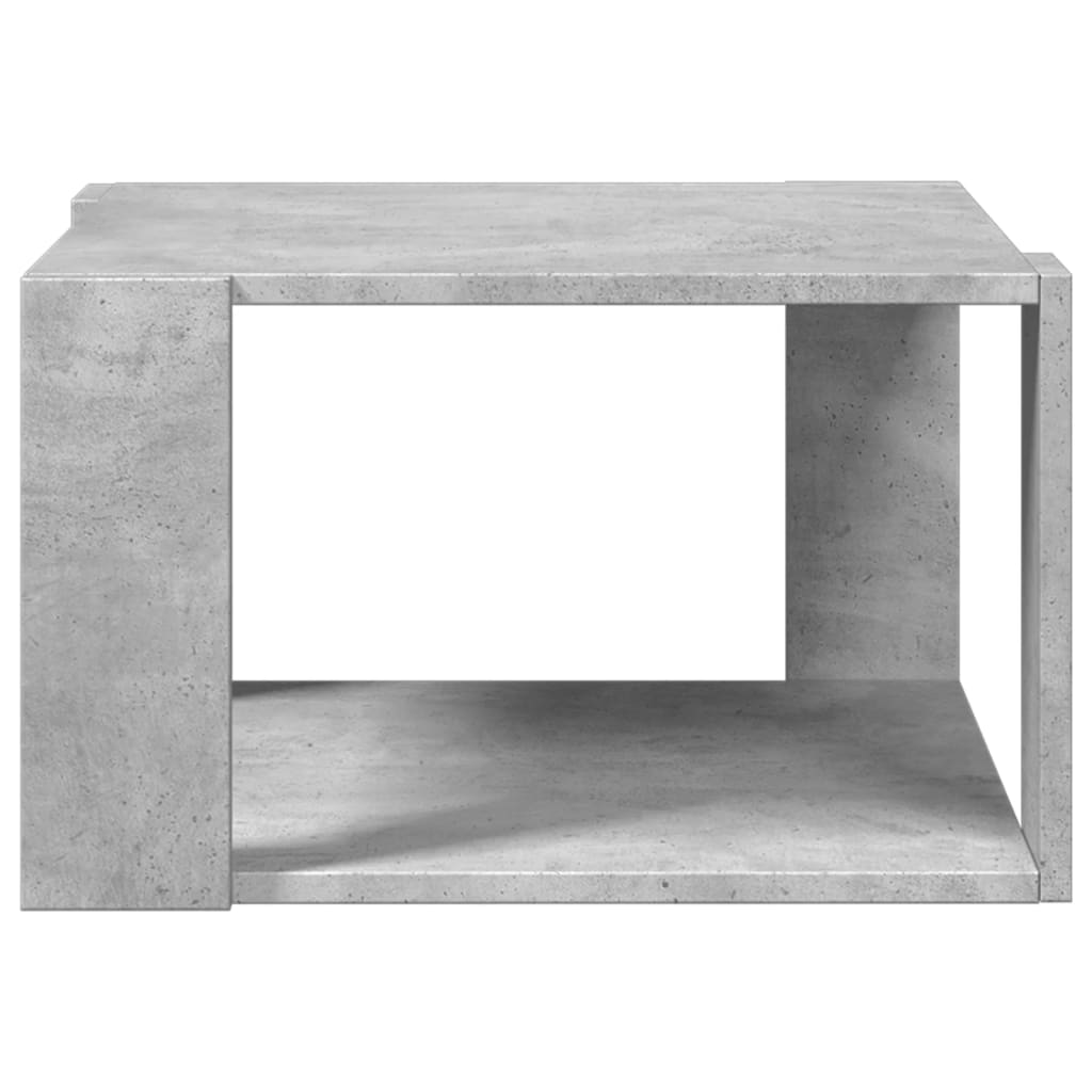 Couchtisch Betongrau 51,5x51,5x30 cm Holzwerkstoff – Bild 5