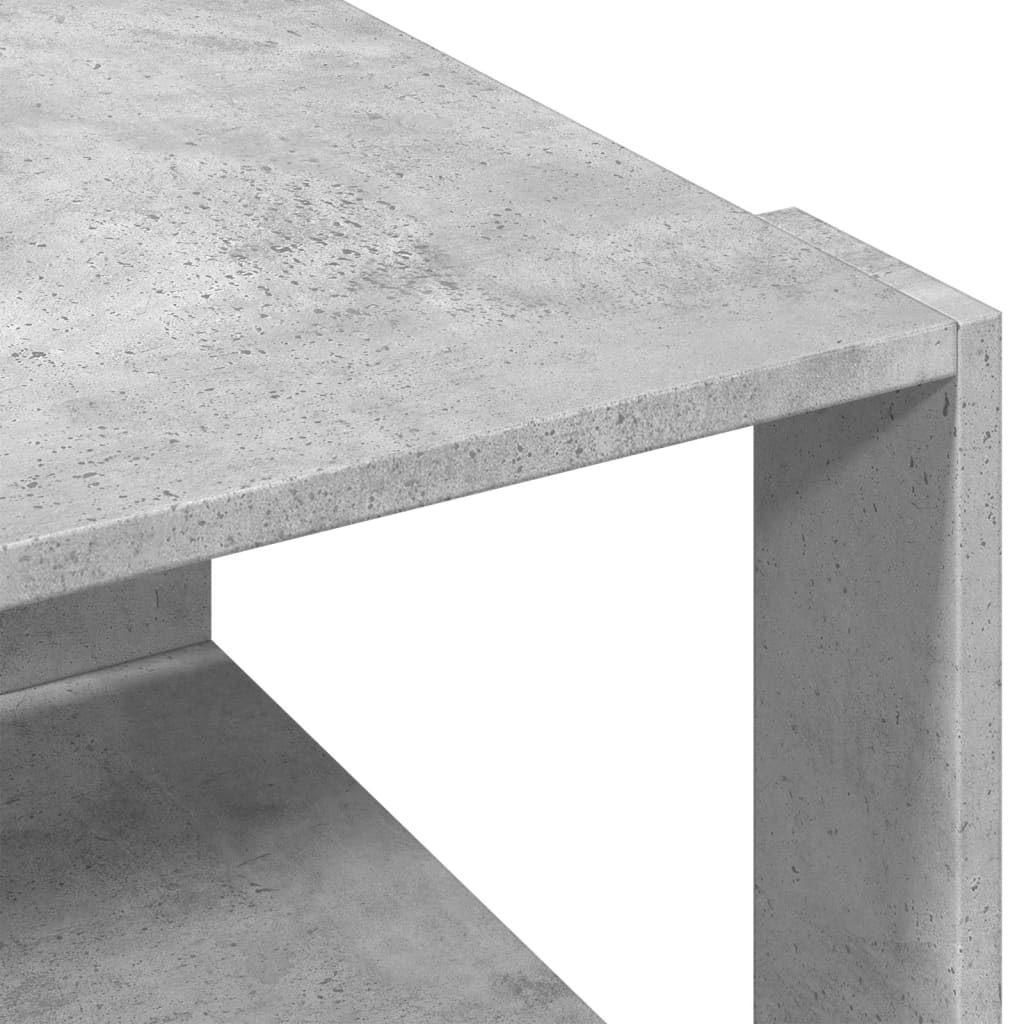 Couchtisch Betongrau 51,5x51,5x30 cm Holzwerkstoff – Bild 7