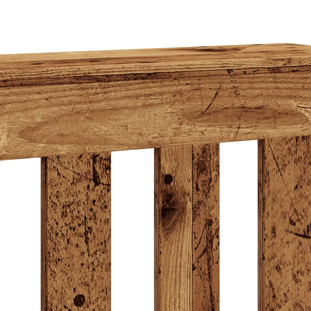 Heizkörperverkleidung Altholz-Optik 78x20x82 cm Holzwerkstoff – Bild 6