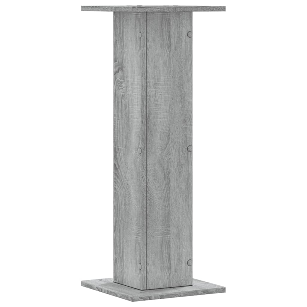 Pflanzenständer 2 Stk. Grau Sonoma 30x30x80 cm Holzwerkstoff – Bild 5