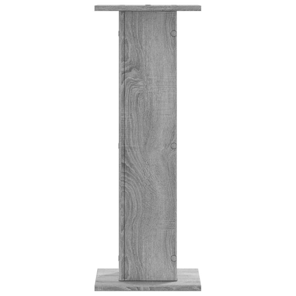 Pflanzenständer 2 Stk. Grau Sonoma 30x30x80 cm Holzwerkstoff – Bild 7