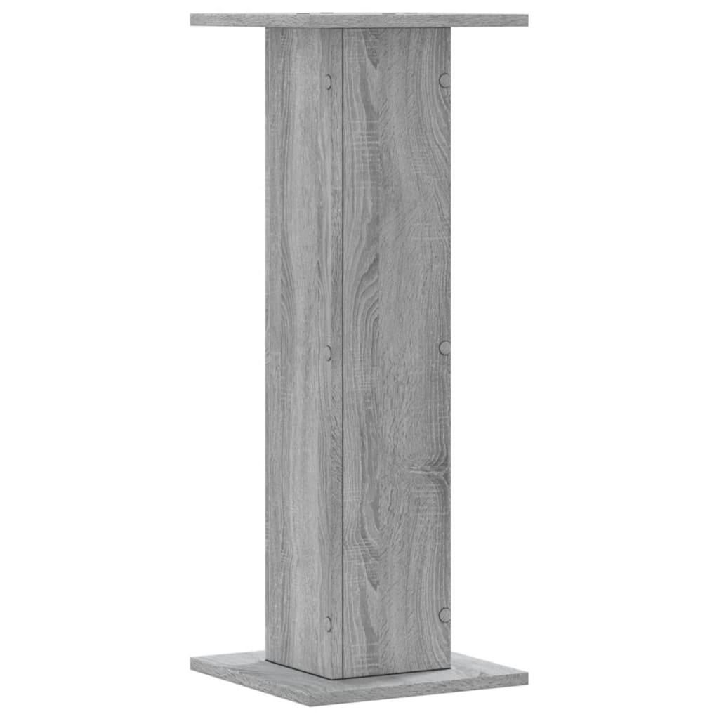 Pflanzenständer 2 Stk. Grau Sonoma 30x30x80 cm Holzwerkstoff – Bild 6